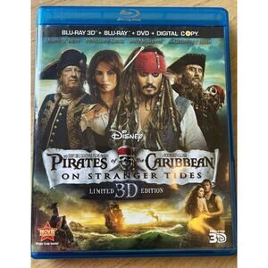 Pirates of the Caribbean: on Stranger Tides (Blu-ray 3D/3D, 2011, 5-Disc Set)